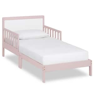 Brookside Blush Pink and White Toddler Bed