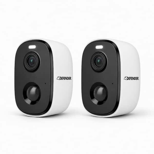 AI 2.5K GO 24/7 Recording (AOV) Wireless Battery Operated Camera. 2pk