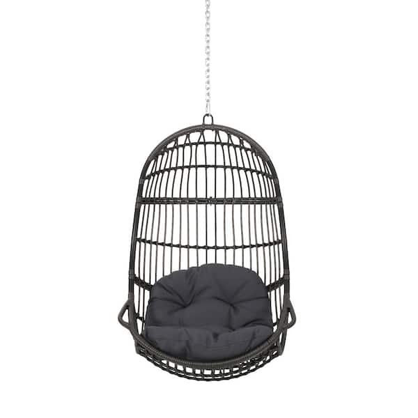 Unbranded Berkshire Outdoor/Indoor Wicker Hanging Chair with 8 ft. Chain