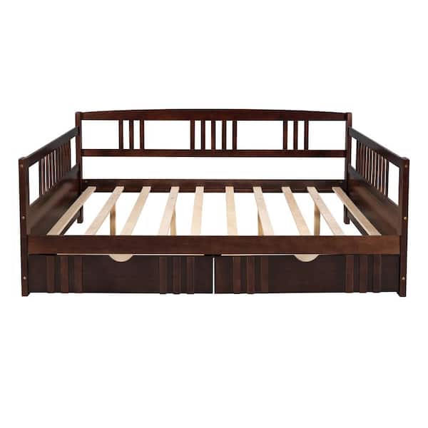 Wood Daybed Frame, How To Build A Wooden Full Bed Frame In India With Storage
