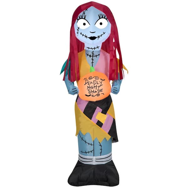 3.5 ft Airblown-Sally with Pumpkin Halloween Inflatable