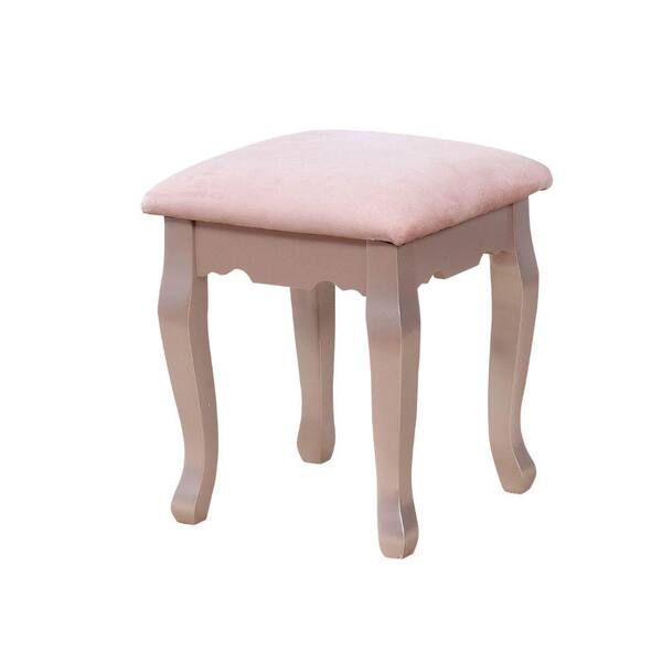 dressing table stool rose gold