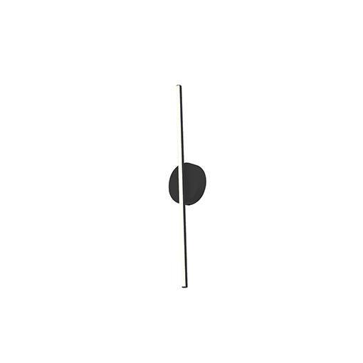 Black Aluminum Dimmable Cylinder Wall Sconce
