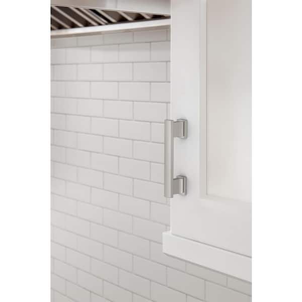 10-Pack Triomphe 3 in.  76mm  Classic Satin Nickel Bar Cabinet Pulls