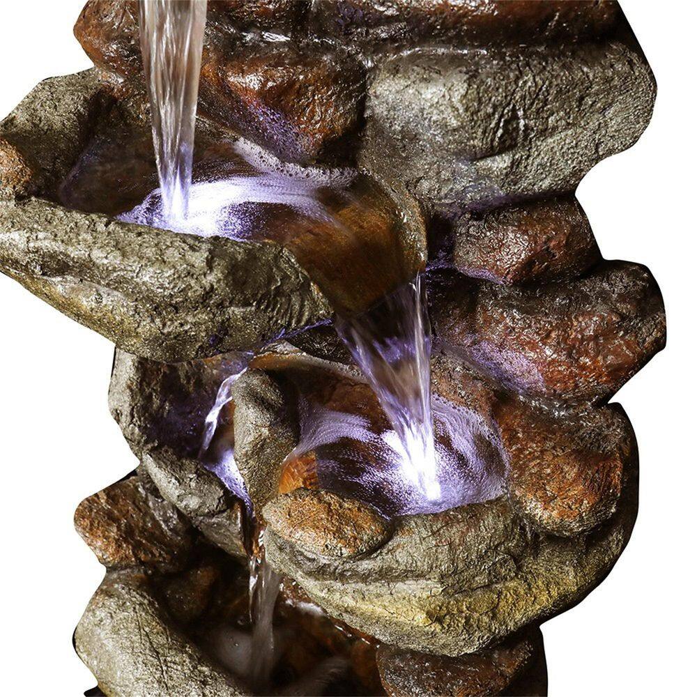 Willit Outdoor Water Fountain Outdoor Garden Fountain With Contemporary   Freestanding Fountains Ly 1010ft6 64 1000 