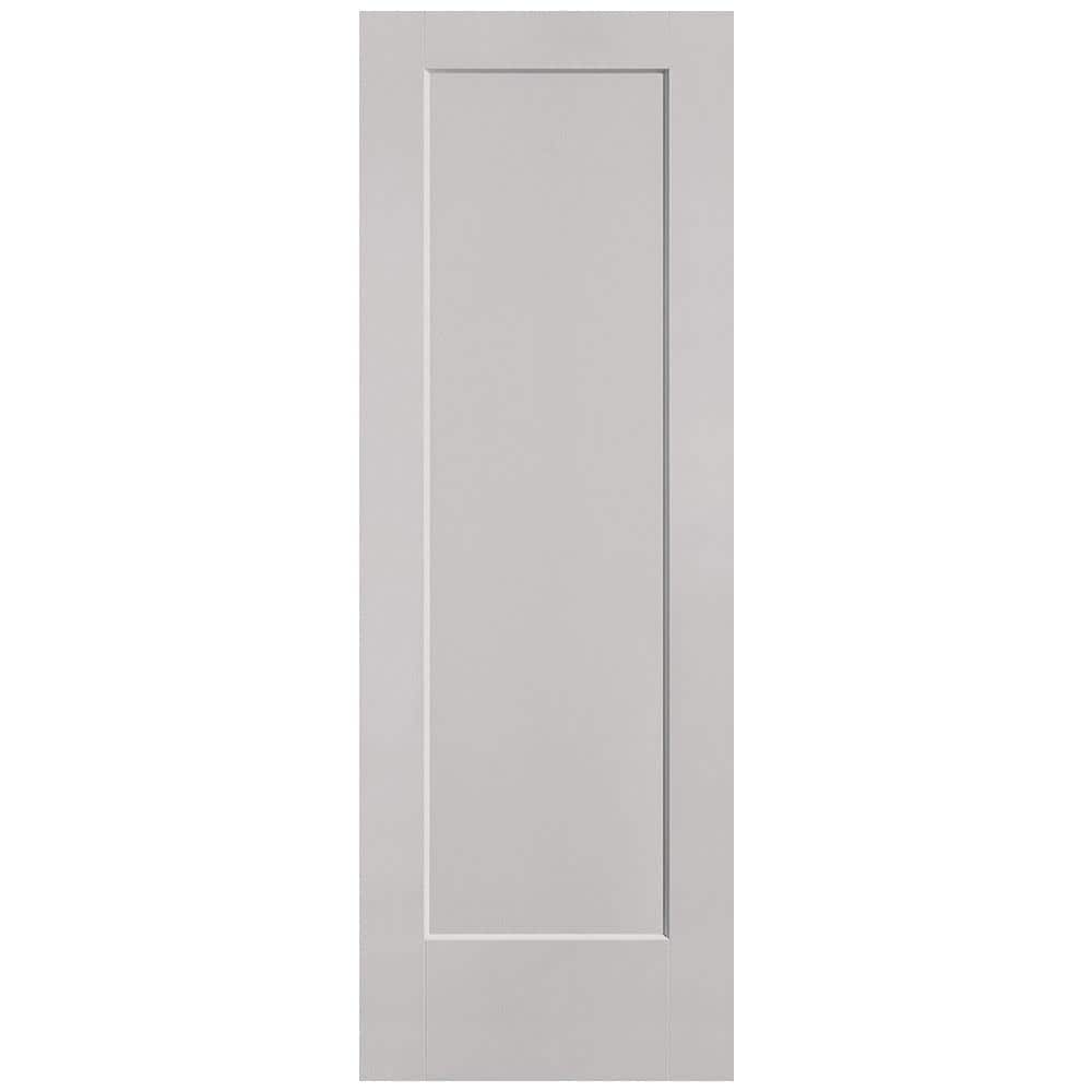 28 in. x 80 in. 1-Panel Lincoln Park Single Bore Hollow Core Silver Bullet Molded Composite Interior Door Slab price history on PriceWatchPro