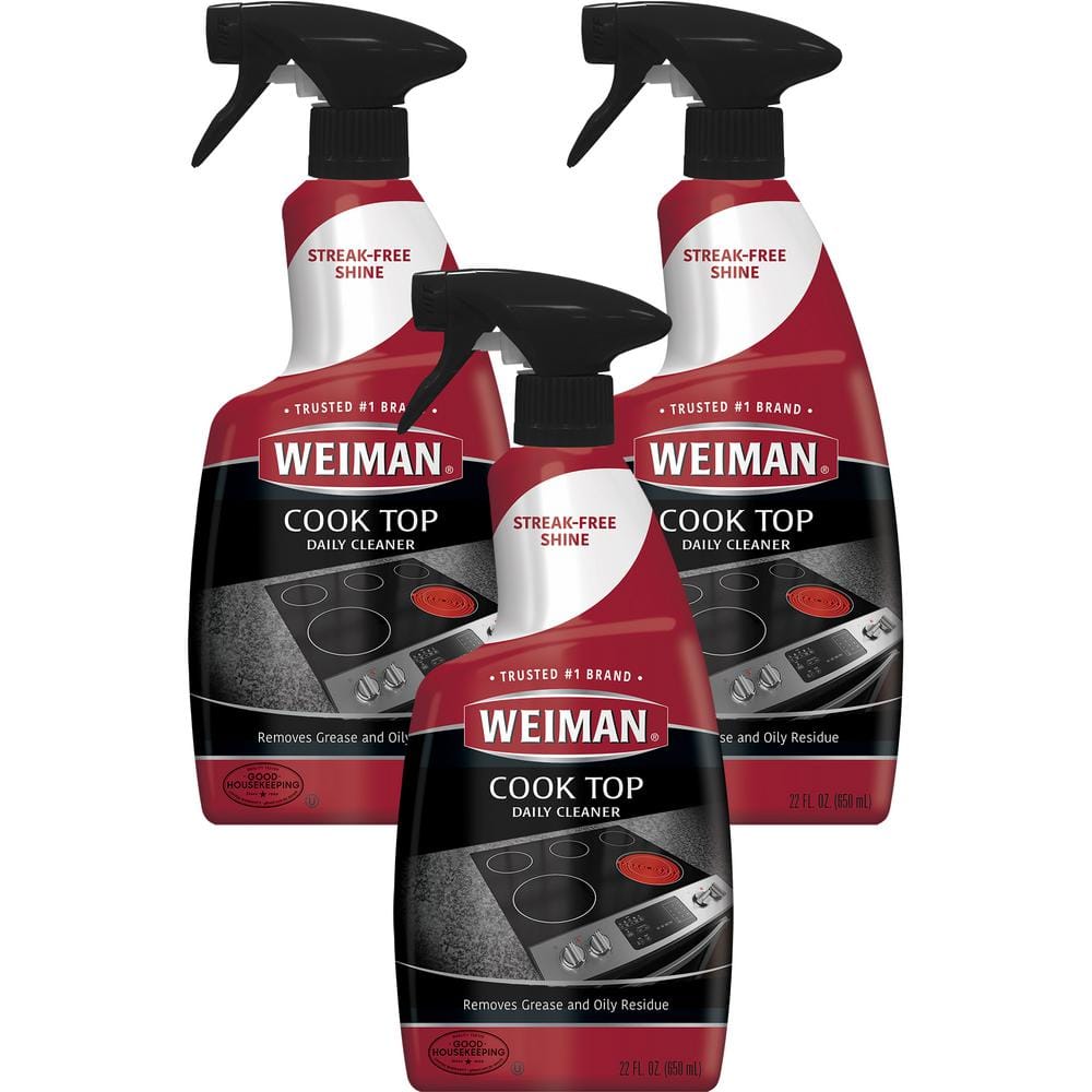 Weiman 2 oz. Glass Cook Top Cleaning Kit and 20 oz. Glass Cook Top Cleaner  and Polish 98A - The Home Depot