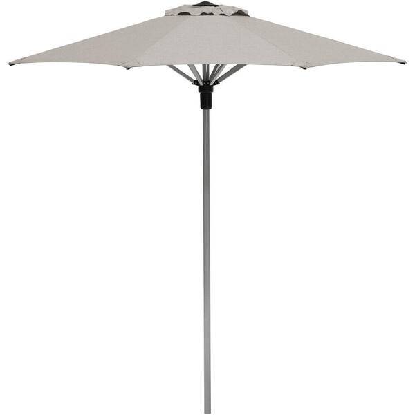 Hanover 7.5 ft. Commercial-Grade Market Patio Umbrella in Ash
