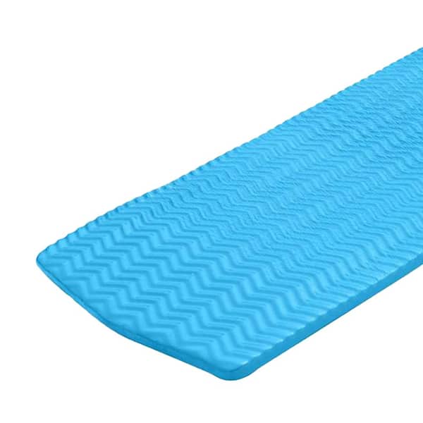 TRC Recreation Splash Blue 1.25 in. Thick Foam Swimming Pool Float Mat  8032026 - The Home Depot