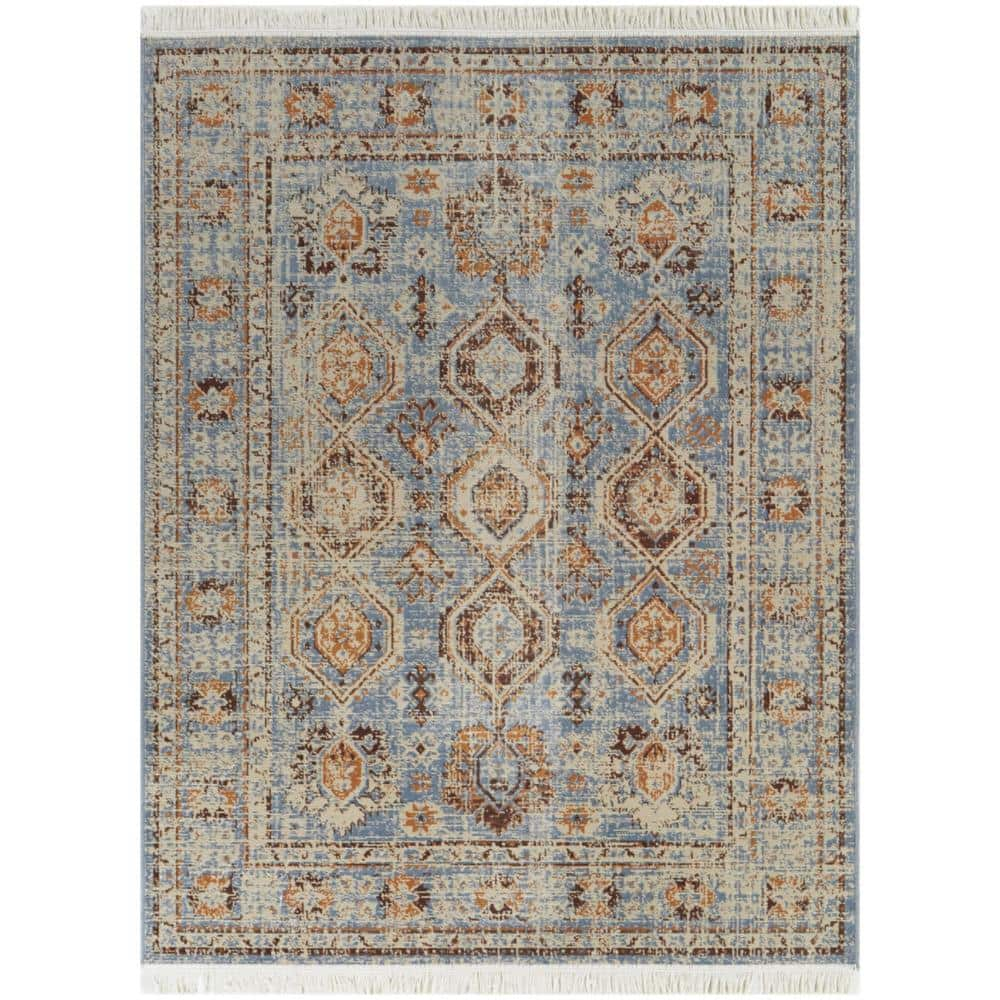 BALTA Rochford Blue 5 ft. x 7 ft. Oriental Area Rug 3105760 - The Home ...