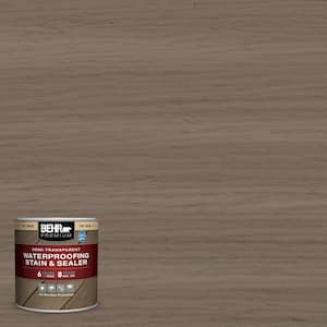 8 oz. #ST-159 Boot Hill Grey Semi-Transparent Waterproofing Exterior Wood Stain and Sealer Sample