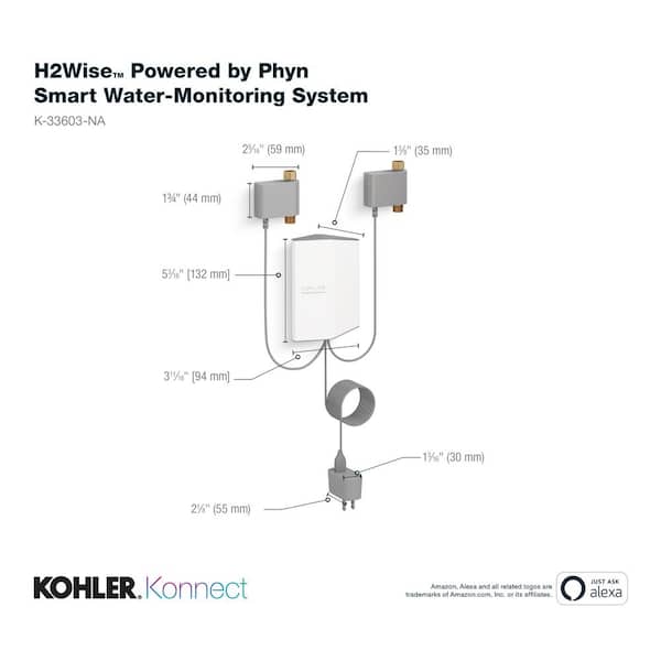 KOHLER H2Wise Undercounter Smart Home Water Monitor