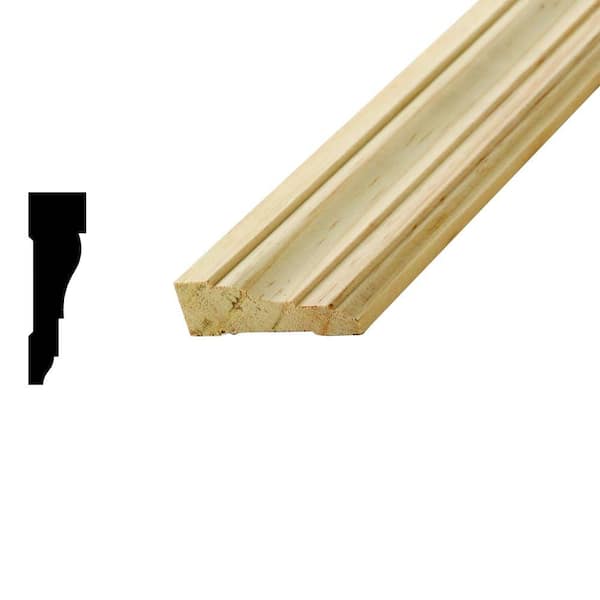 American Wood Moulding WM366 11/16 in. x 2-1/4 in. Pine Casing Moulding