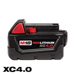 M18 18-Volt 4.0 Ah Lithium-Ion XC Extended Capacity Battery Pack