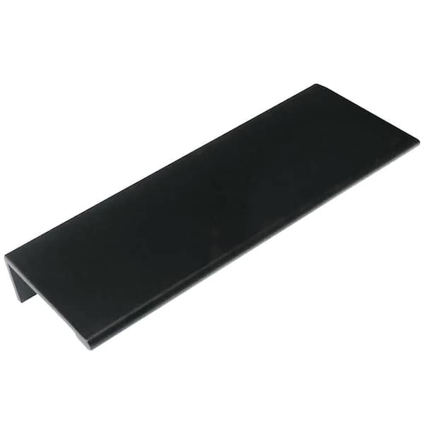 6 in. Edge Drawer Pull-Matte Black Finish Drawer Pull