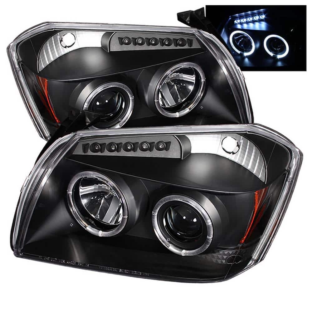 Dodge Magnum 05-07 Projector Headlights - LED Halo - LED ( Replaceable LEDs ) - Black price history on PriceWatchPro