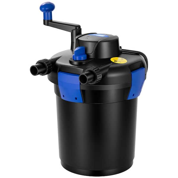 VIVOHOME 1050-GPH Pressurized Biological Pond Filter with 9-Watt UV Sterilizer Light