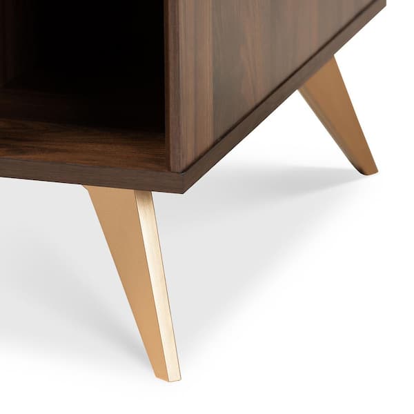 Douint Modern Walnut Coffee TableJubilee Furniture Stores Las Vegas