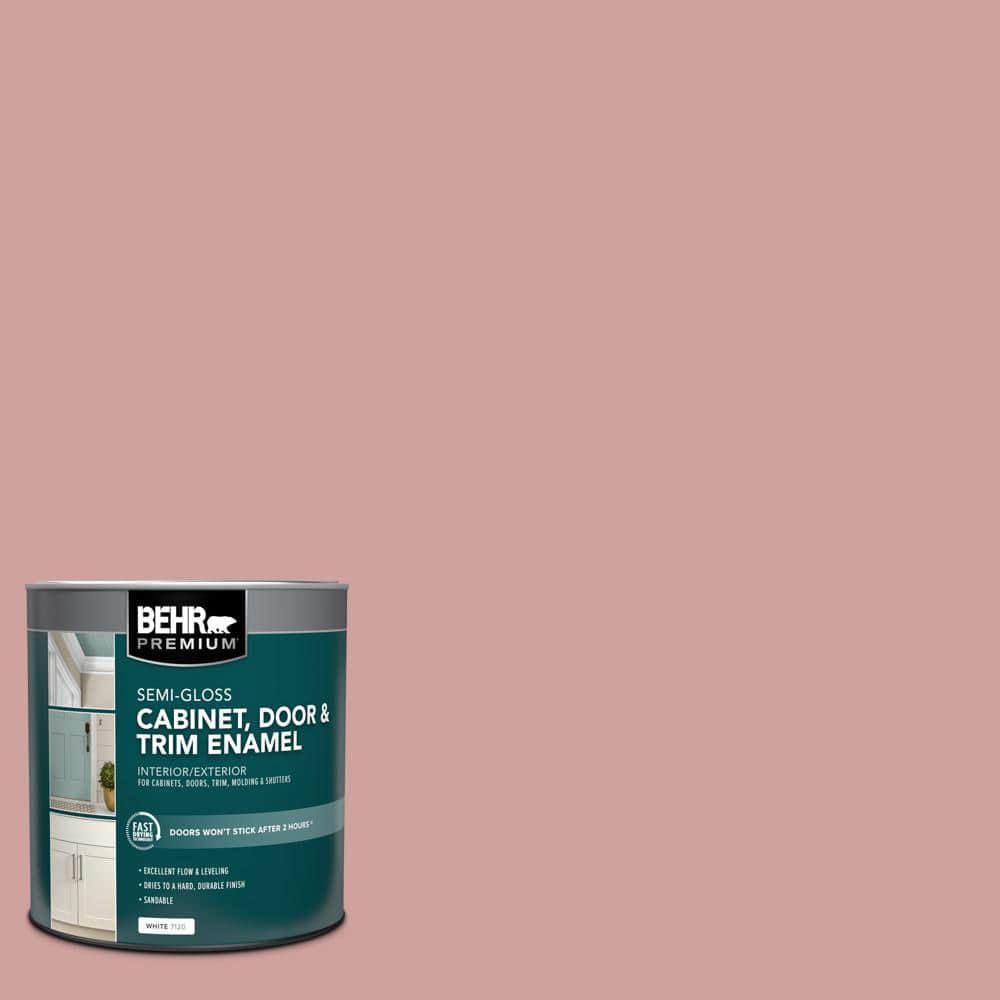 1 qt. #S150-3 Rose Pottery Semi-Gloss Enamel Interior/Exterior Cabinet, Door & Trim Paint price history on PriceWatchPro