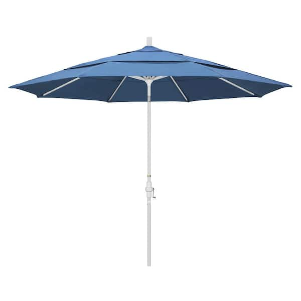 California Umbrella 11 ft. Aluminum Collar Tilt Double Vented Patio ...