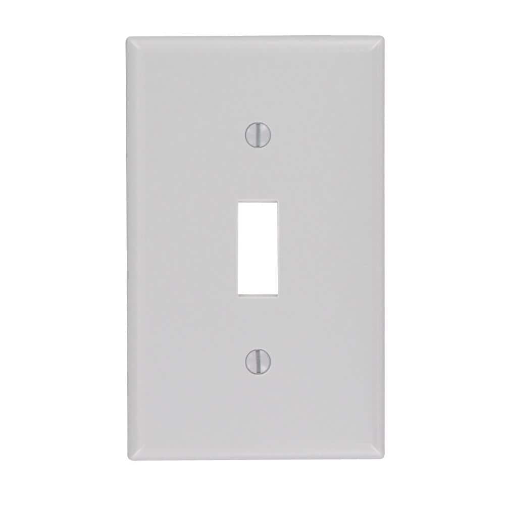 Switch Hits Duplex Outlet Cover Brass Wall Plate 2 Gang Polished Nickel, Size: 4.5 W x 4.5 H, Silver