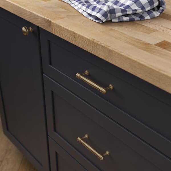 Charmaine 3-3/4 in. (96 mm) Classic Champagne Bronze Cabinet Drawer Pull