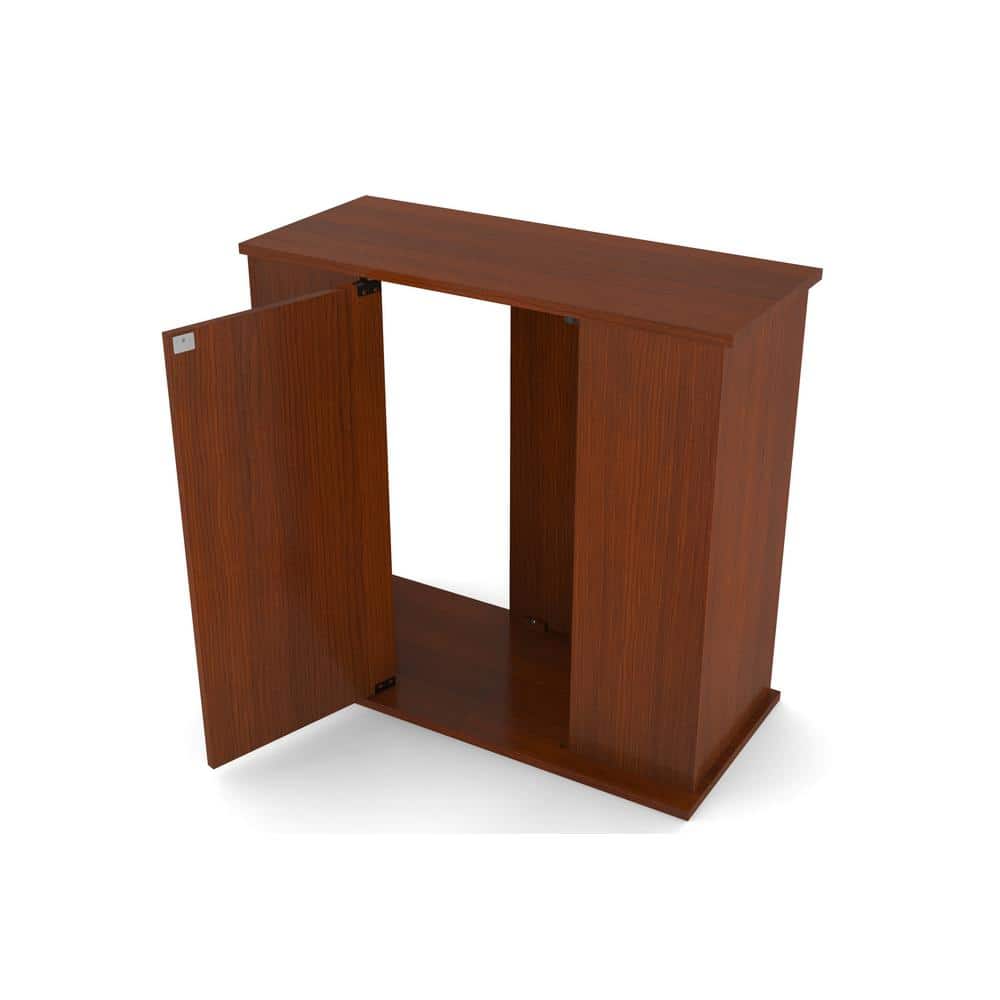 Cherry Wood Aquarium Stand with Concealed Storage
