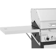 5-Burner Propane Gas Grill in Stainless Steel with Side Burner and Foldable Side Shelf