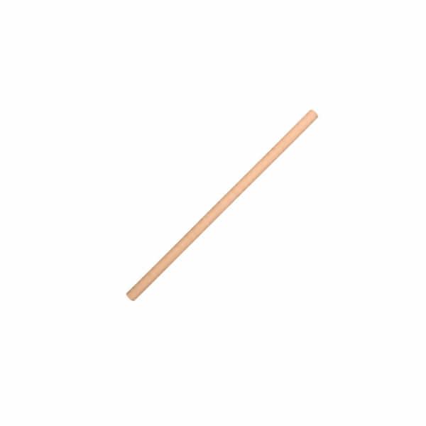 Long Beechwood Dowel Rolling Pin 31.1 in x 1.38 in No-Handle Dough Roller for Bread, Pasta and Pastry