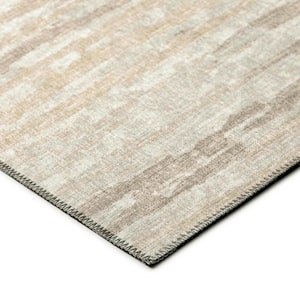 Evolve Linen 1 ft. 8 in. x 2 ft. 6 in. Stripe Accent Rug