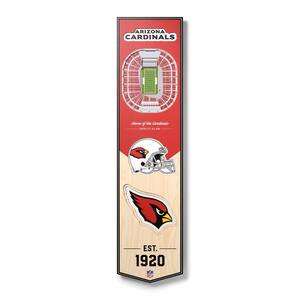 YouTheFan 954064 6 x 19 in. NFL Kansas City Chiefs 3D Stadium Banner - Arrowhead Stadium