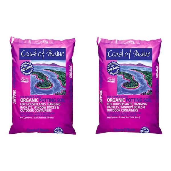 Unbranded Bar Harbor Blend Organic Potting Soil, 2 cub. ft. (2-Pack)