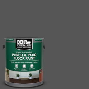 1 gal. #PPU25-01 Carbon Copy Low-Lustre Enamel Interior/Exterior Porch and Patio Floor Paint