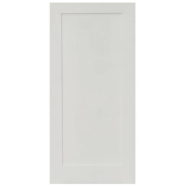 Stile Doors 36 in. x 80 in. Shaker Primed 1-Panel Solid Core MDF Interior Door Slab