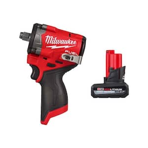 Milwaukee 2563-20 M12 FUEL 12V 1/2" Stubby Impact Wrench