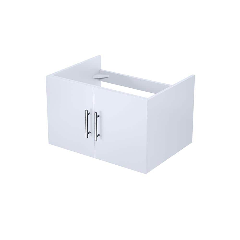 Geneva 30'' Glossy White Wall-Mounted Vanity Cabinet