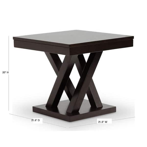 Baxton Studio Everdon Dark Brown Modern Coffee Table Baxton Studio Everdon Dark Brown Modern Coffee Table