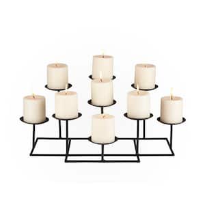 21.5 in. 9-Candle Candelabra Free Standing