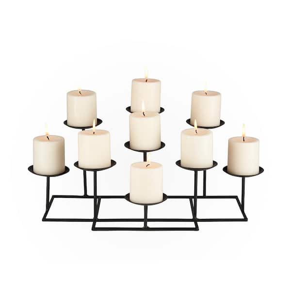 Southern Enterprises 21.5 in. 9-Candle Candelabra Free Standing