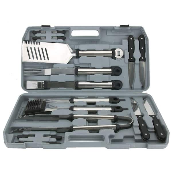 Mr. Bar-B-Q 18-Piece Grilling Tool Set with Case