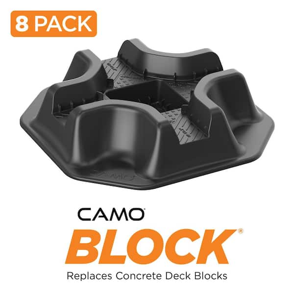 2.2 lb. Deck Block for Joist and Post Foundation (8-Count)