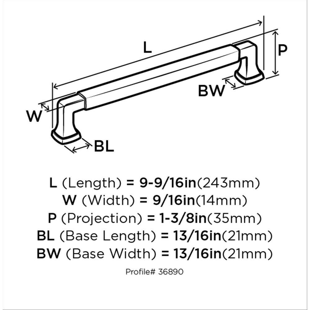 Matte Black Zinc Cabinet Drawer Pull with Mounting Hardware