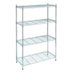 HDX 3-Tier Steel Wire Shelving Unit in Black (24 in. W x 30 in. H x 14 ...