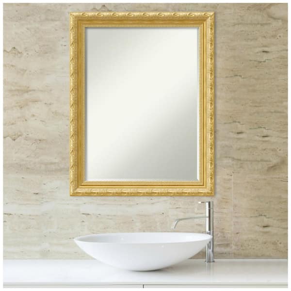 Amanti Art Versailles Gold 22 in. x 28 in. Petite Bevel Classic