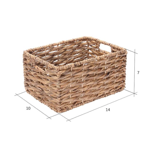 Natural Hand Woven Storage Basket - Extra Small Oat