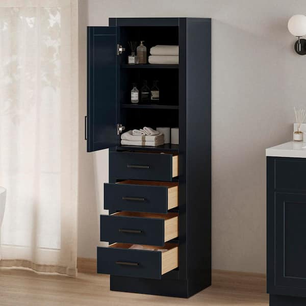 ARIEL Hepburn 20 in. W x 16 in. D x65 in. H Freestanding Bathroom