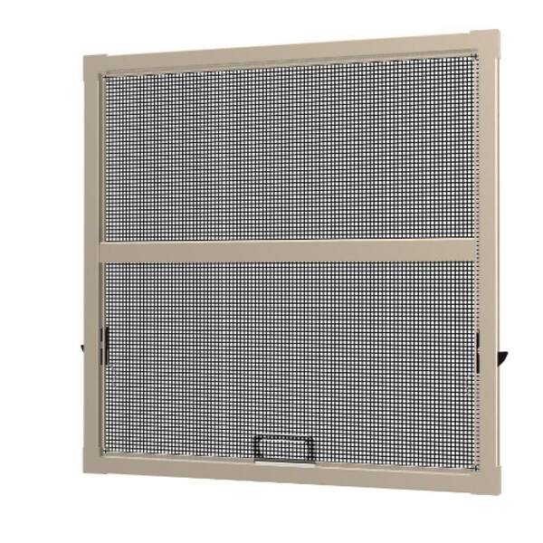 RITESCREEN 23.875 in. x 62.84375 in. Almond Aluminum Window Screen Compatible with Andersen 400 Narroline Double Hung
