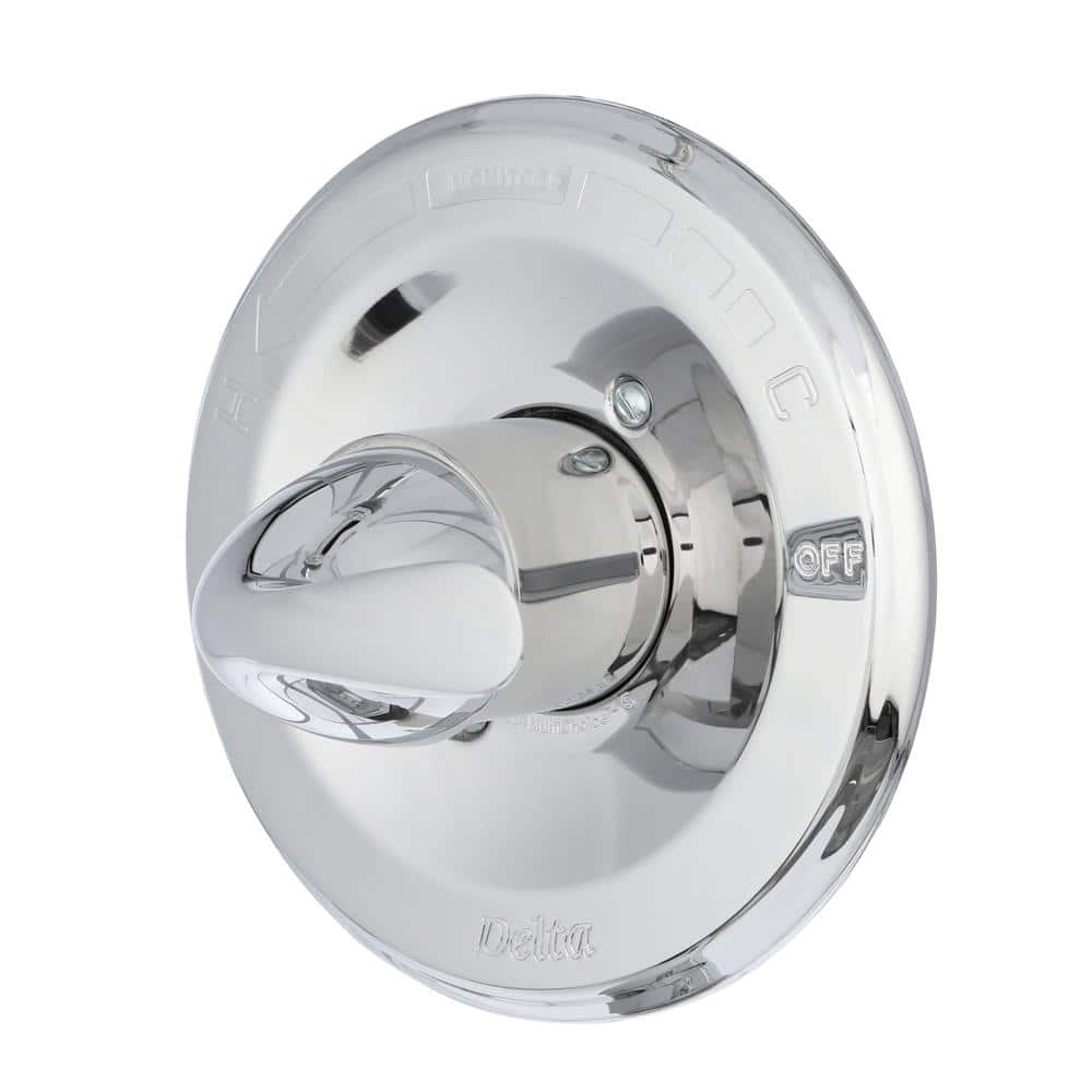 Chrome Single-Function Tub and Shower Faucet Set