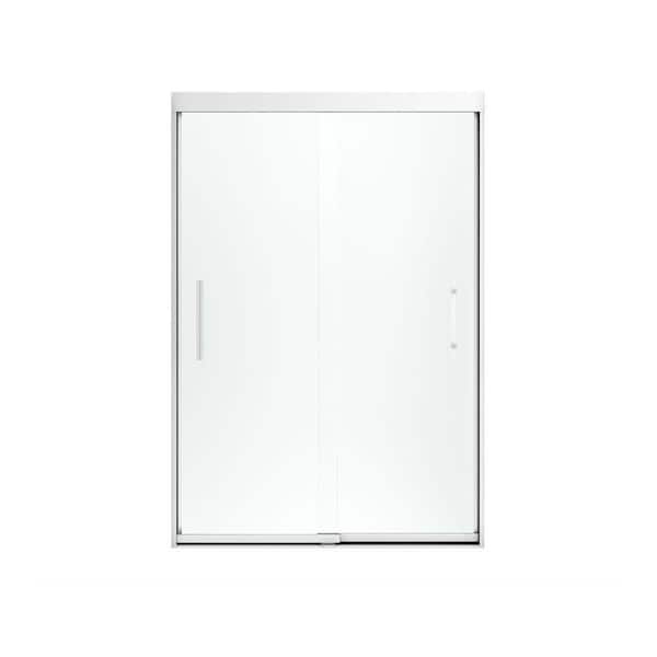 STERLING Finesse 47.625 in. W x 70.0625 in. H Sliding Frameless Shower Door in Silver