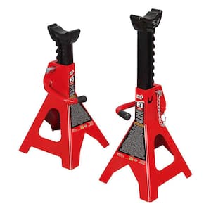 3-Ton Double-Locking Jack Stands (2-Pack)